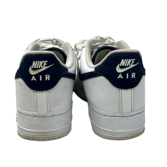 Nike sneakers Air Force 1 Low White 10 mens 2020 CJ1607-100 midnight navy shoes - Picture 3 of 11